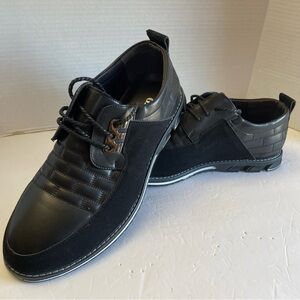 GATSBY Oxford Derby Leather 898 Comfort Men’s Shoes Black Size 47(13) ORTHOPEDIC